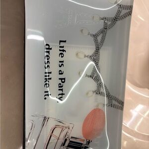 Chic Black and White Party Tray